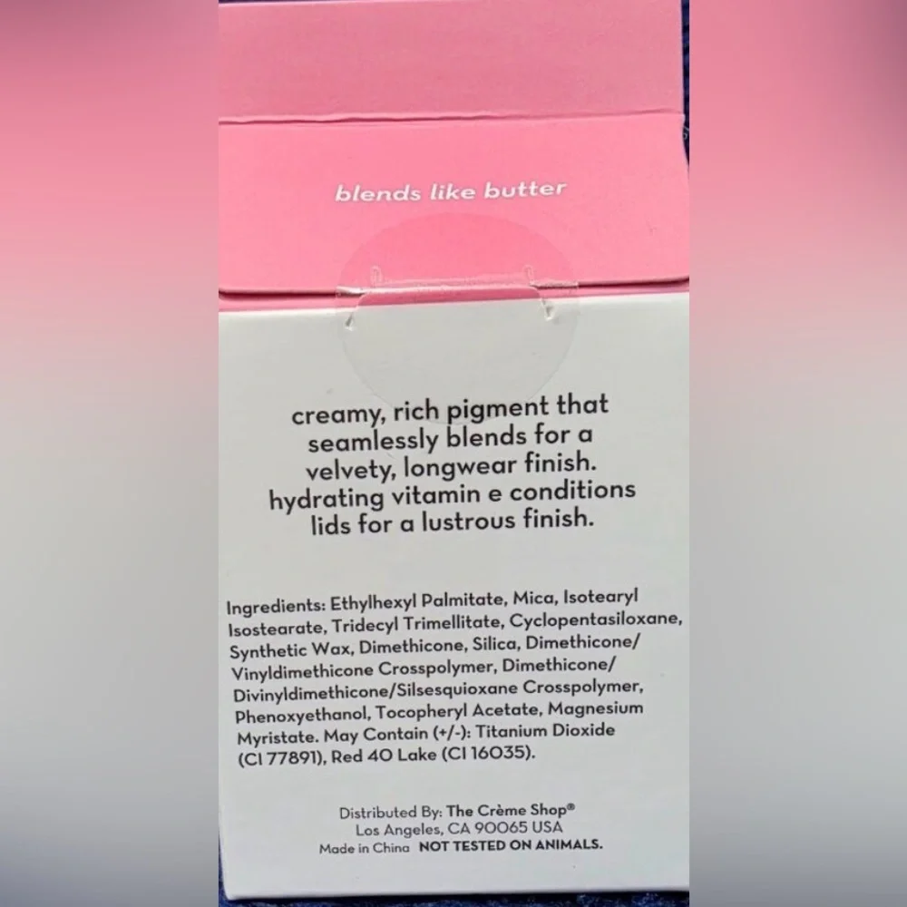 The Crème Shop - Cream Eyeshadow - Fruit Tart - Picture 2 of 5